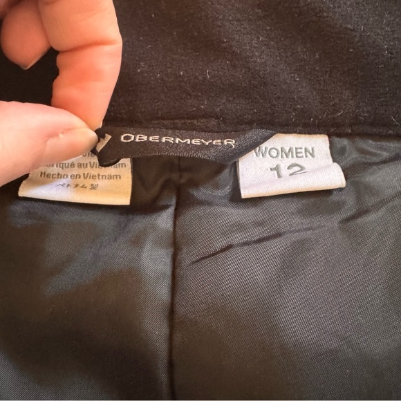 Obermeyer Malta Insulated Snow Ski Snowboard Pants Black Floral Size 12 - Picture 14 of 16